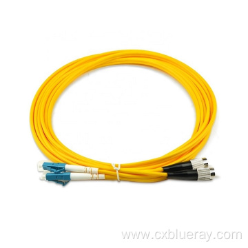 Duplex fiber optic patch cord single modeSheath duplex